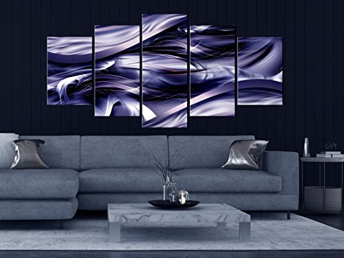 Acoustic Canvas Wall Art Abstract 80x40 in - 5pcs Home Decor Framed Stretched Picture Photo Painting Artwork for Living Room