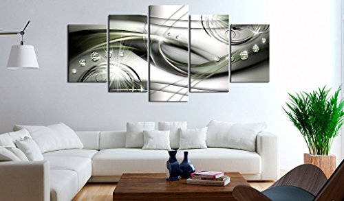Acoustic Canvas Wall Art Abstract 80x40 in - 5pcs Home Decor Framed Stretched Picture Photo Painting Artwork for Living Room