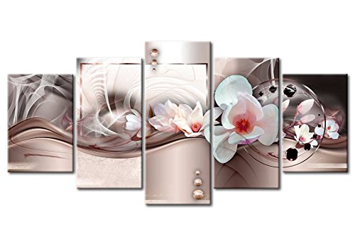 Wall Art Flowers Orchid 5pcs Home Decor Framed Stretched Picture Photo Painting Artwork for Living Room Floral Nature Botanical