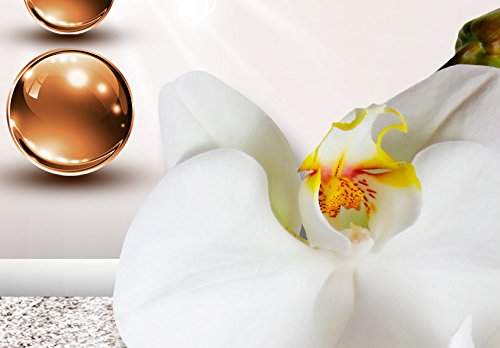 Wall Art Flowers Orchid 5pcs Home Decor Framed Stretched Picture Photo Painting Artwork for Living Room Floral Nature Botanical
