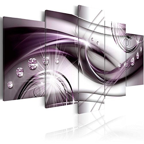 Acoustic Canvas Wall Art Abstract 80x40 in - 5pcs Home Decor Framed Stretched Picture Photo Painting Artwork for Living Room