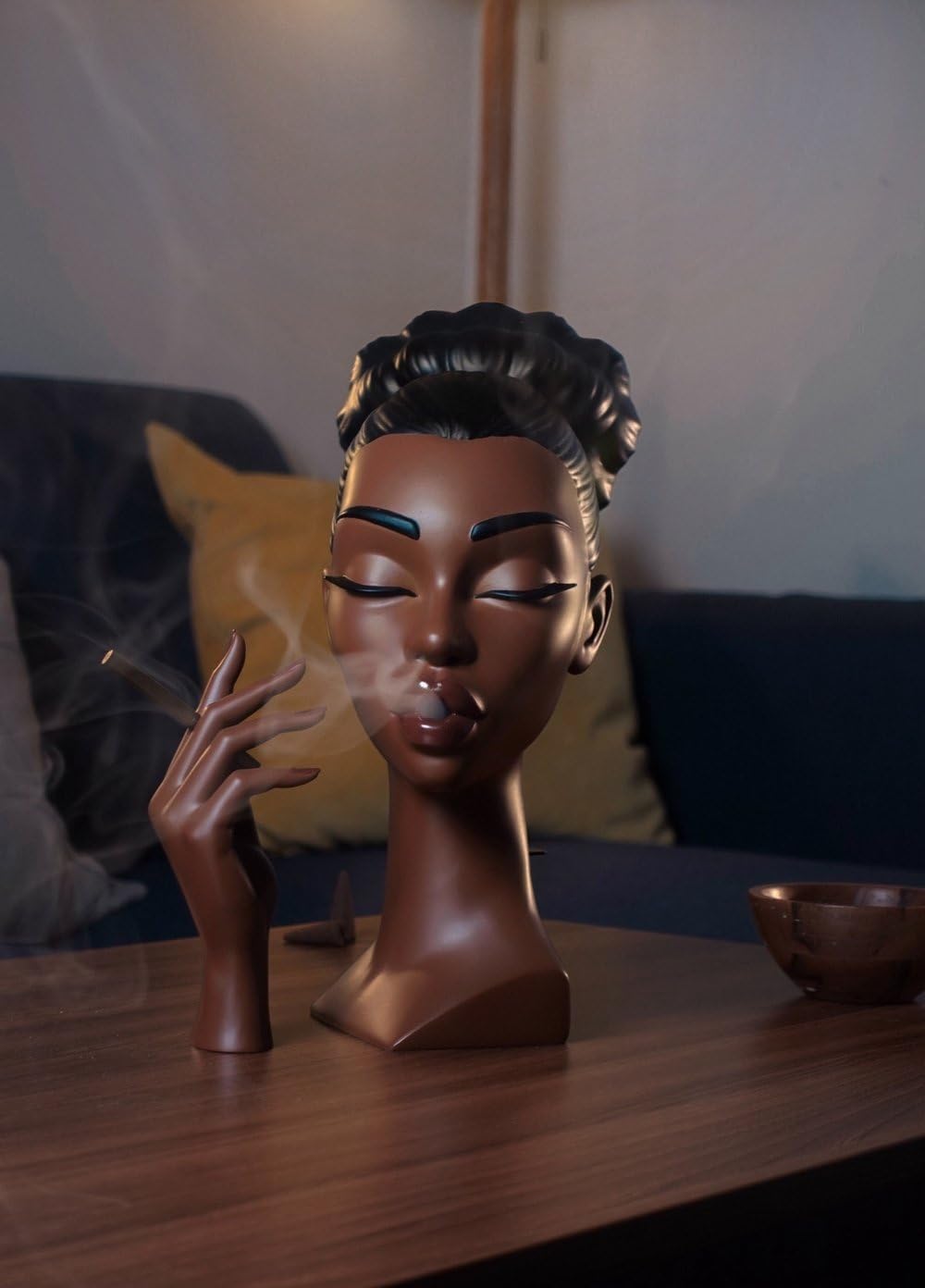 Headscents-, Head Scents Burner Back Flow Incense Cones Holder Home Decoration Aromatherapy Fountain (4)