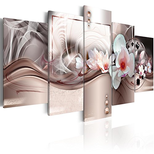 Wall Art Flowers Orchid 5pcs Home Decor Framed Stretched Picture Photo Painting Artwork for Living Room Floral Nature Botanical