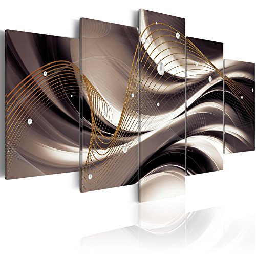 Acoustic Canvas Wall Art Abstract 80x40 in - 5pcs Home Decor Framed Stretched Picture Photo Painting Artwork for Living Room