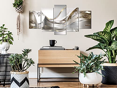 Wall Art Flowers Orchid 5pcs Home Decor Framed Stretched Picture Photo Painting Artwork for Living Room Floral Nature Botanical