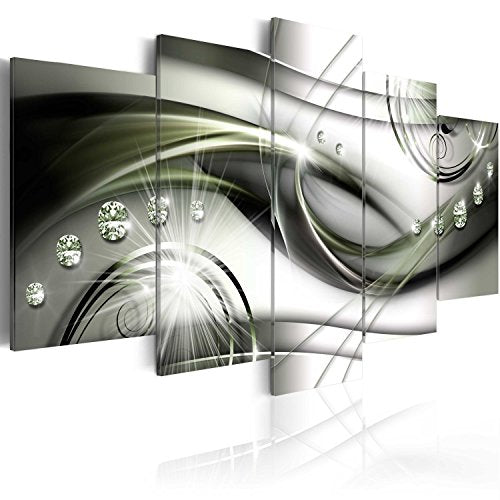 Acoustic Canvas Wall Art Abstract 80x40 in - 5pcs Home Decor Framed Stretched Picture Photo Painting Artwork for Living Room