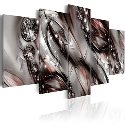 Acoustic Canvas Wall Art Abstract 80x40 in - 5pcs Home Decor Framed Stretched Picture Photo Painting Artwork for Living Room