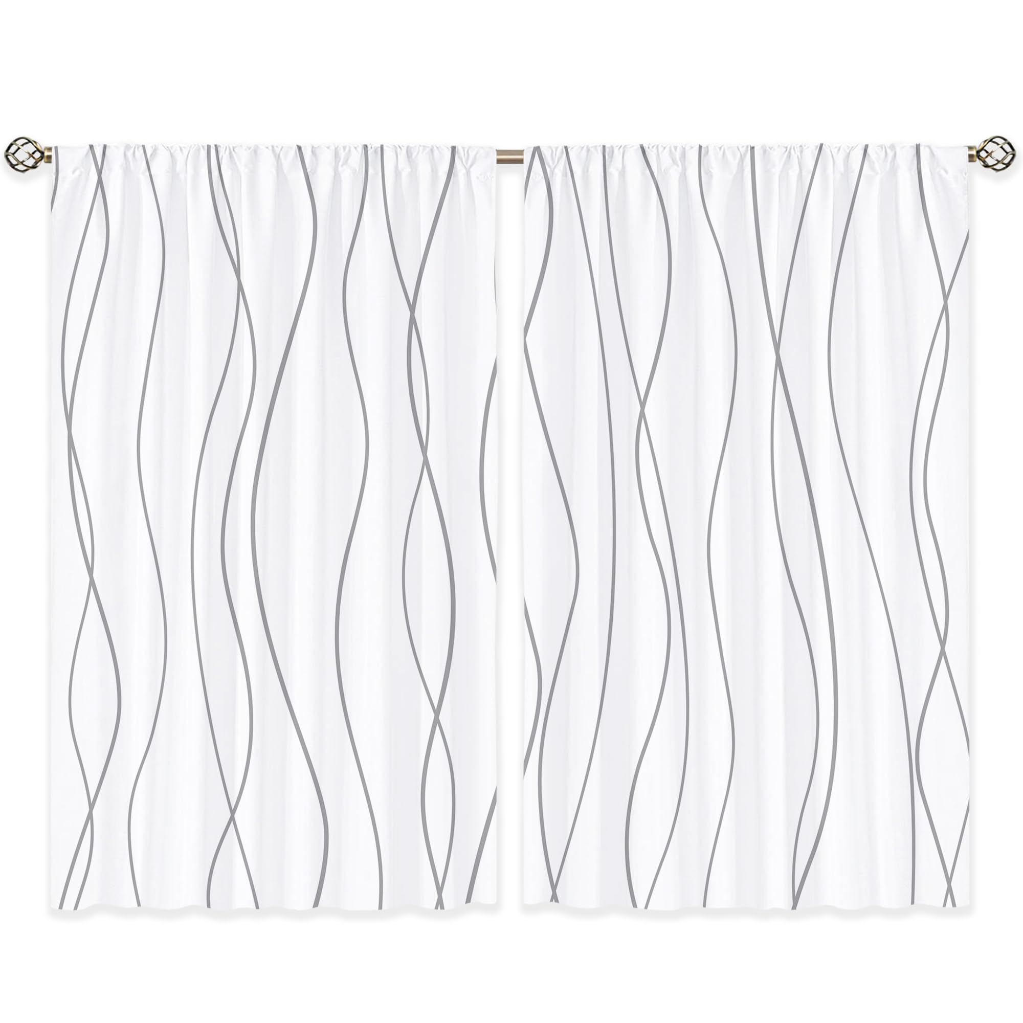 Floral Kitchen Curtains Daisy Rustic Vintage Flower Inspirational Small Short Cafe Window Curtains