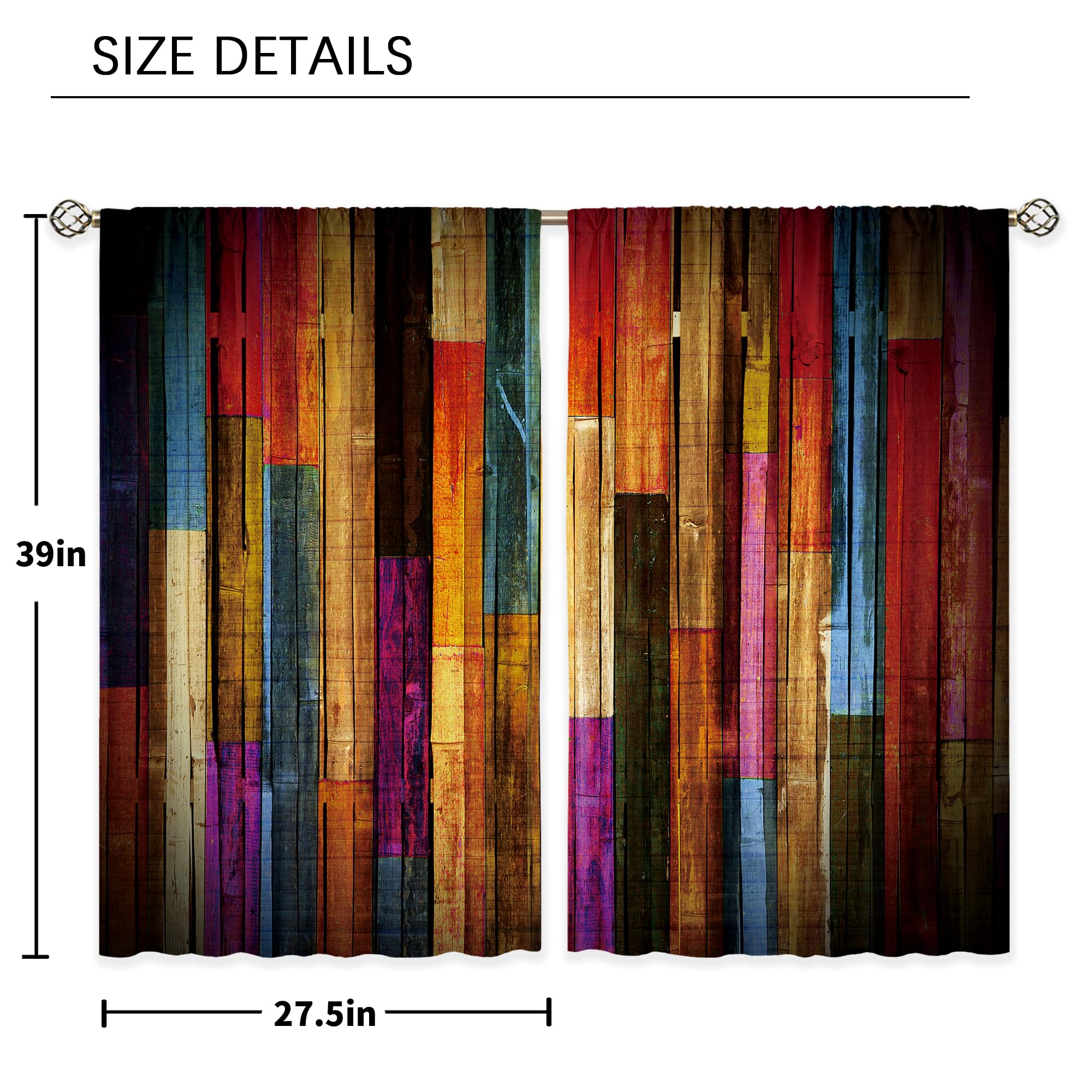 Floral Kitchen Curtains Daisy Rustic Vintage Flower Inspirational Small Short Cafe Window Curtains