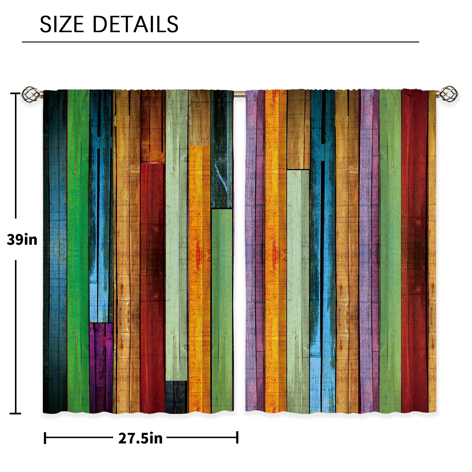 Floral Kitchen Curtains Daisy Rustic Vintage Flower Inspirational Small Short Cafe Window Curtains