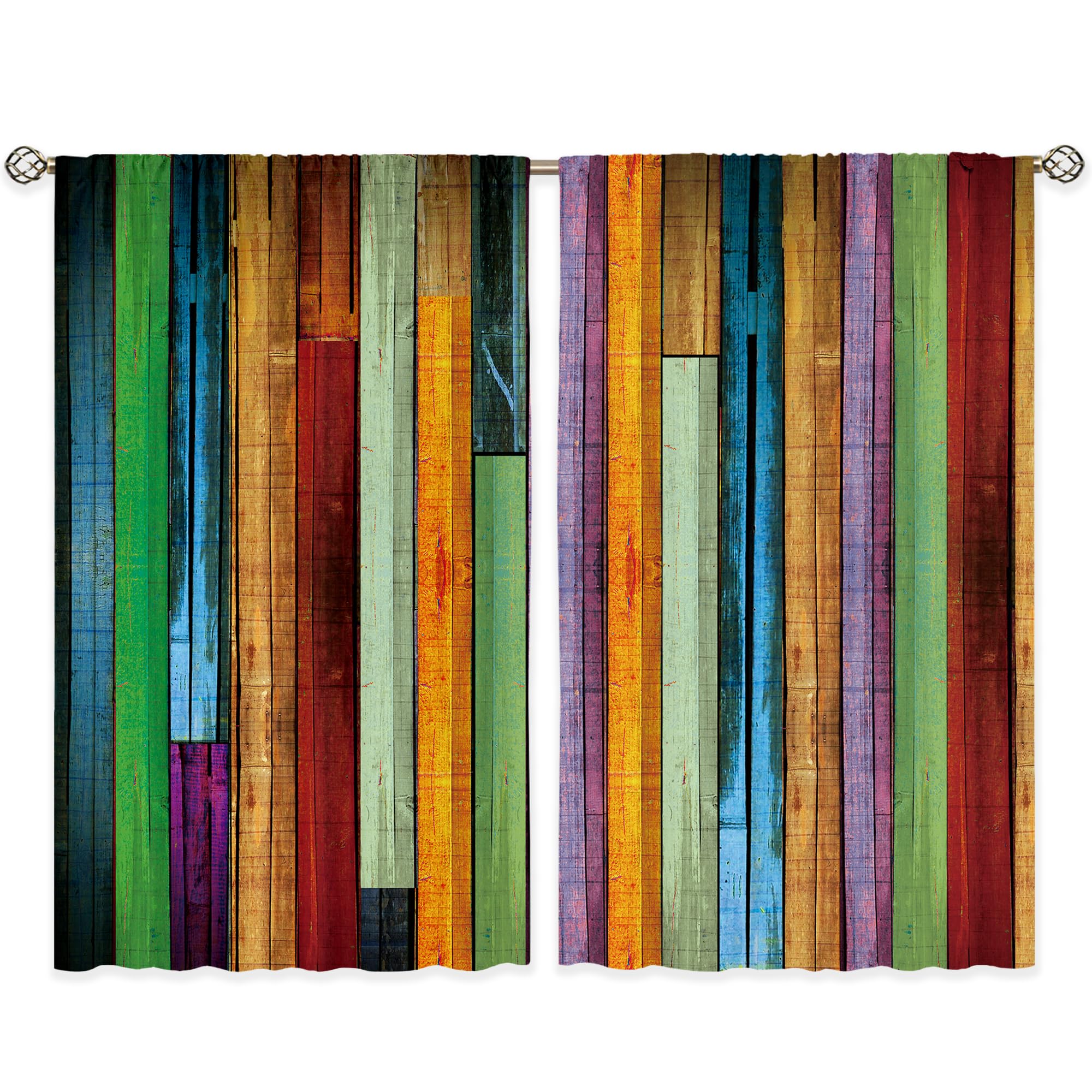 Floral Kitchen Curtains Daisy Rustic Vintage Flower Inspirational Small Short Cafe Window Curtains