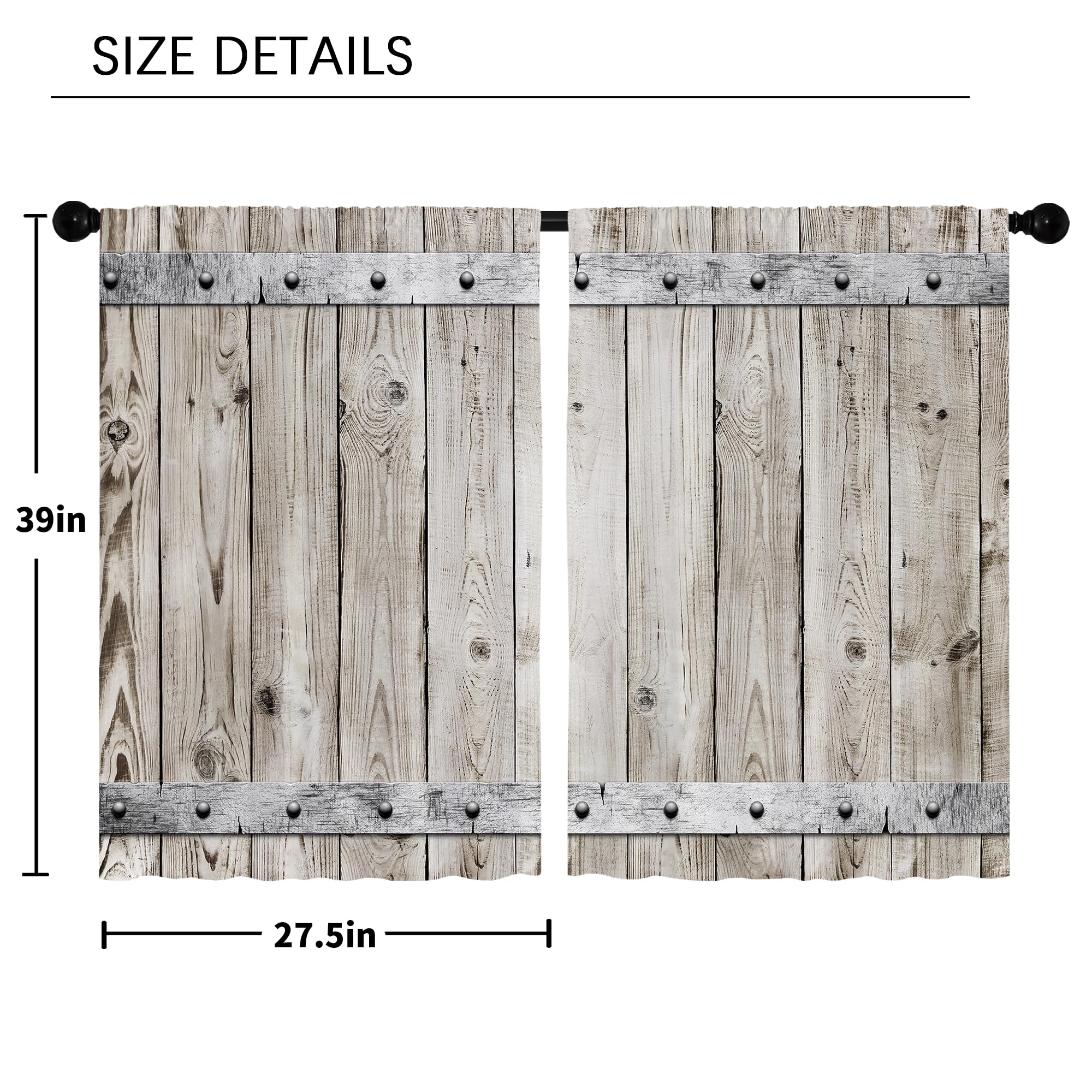 Floral Kitchen Curtains Daisy Rustic Vintage Flower Inspirational Small Short Cafe Window Curtains