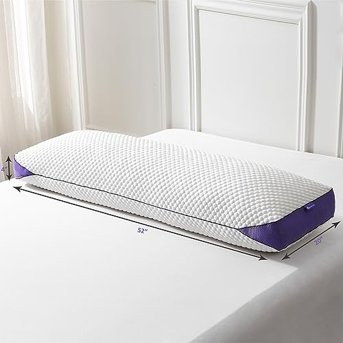 Adjustable Shredded Memory Foam Pillows Queen Size, Cooling Bed Pillows for Side Stomach & Back Sleepers, 2 Packs 20"x28"