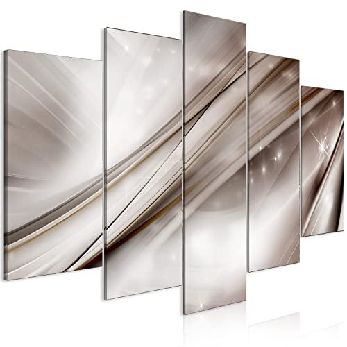 Acoustic Canvas Wall Art Abstract 80x40 in - 5pcs Home Decor Framed Stretched Picture Photo Painting Artwork for Living Room