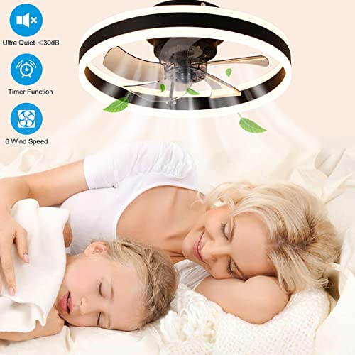 CACCISUN 27" Smart Ceiling Fan with Lights and Remote