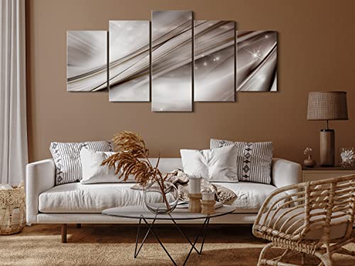 Acoustic Canvas Wall Art Abstract 80x40 in - 5pcs Home Decor Framed Stretched Picture Photo Painting Artwork for Living Room