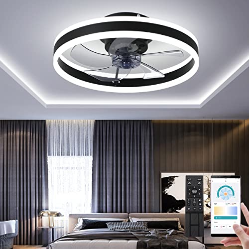 CACCISUN 27" Smart Ceiling Fan with Lights and Remote