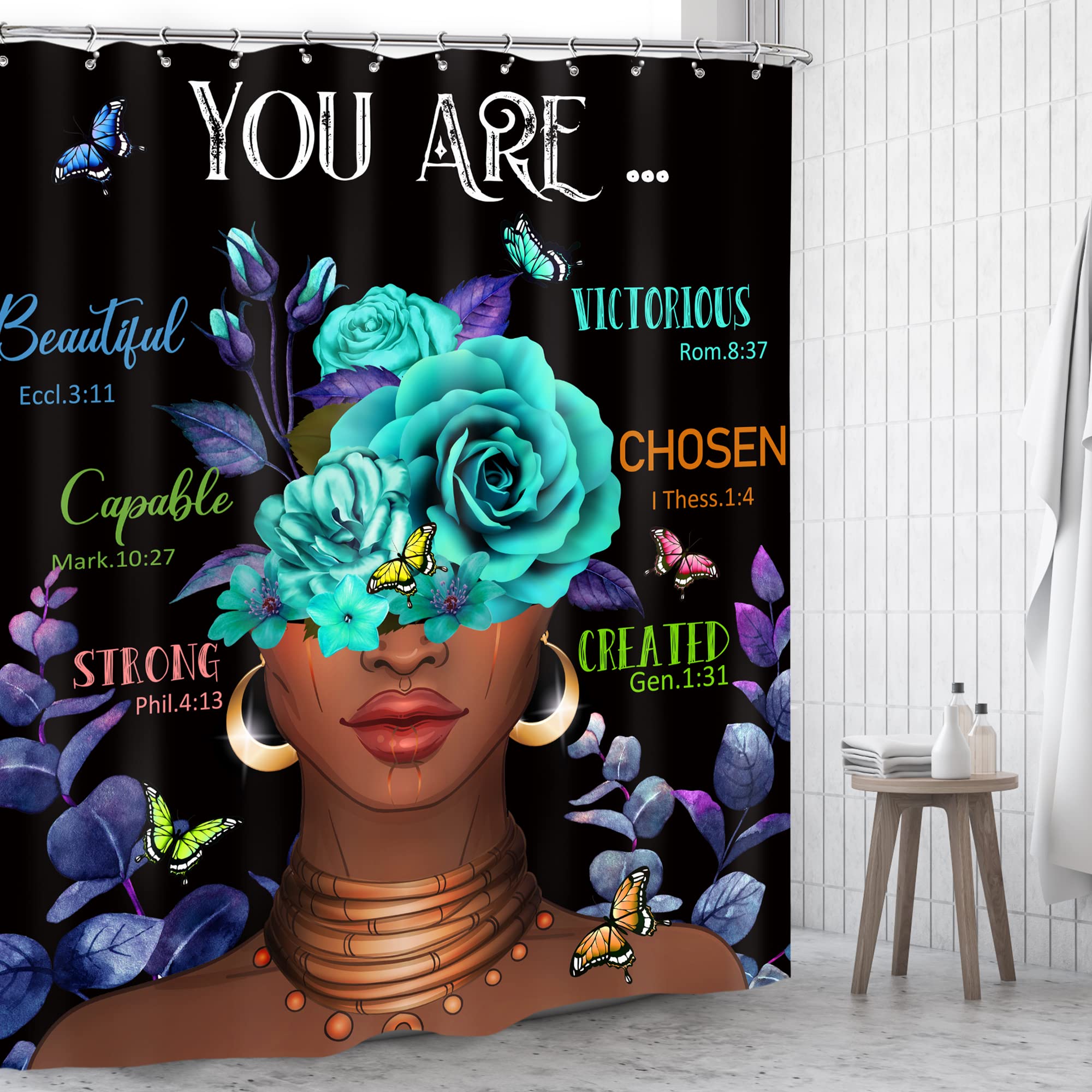 Black Girl Magic Shower Curtain