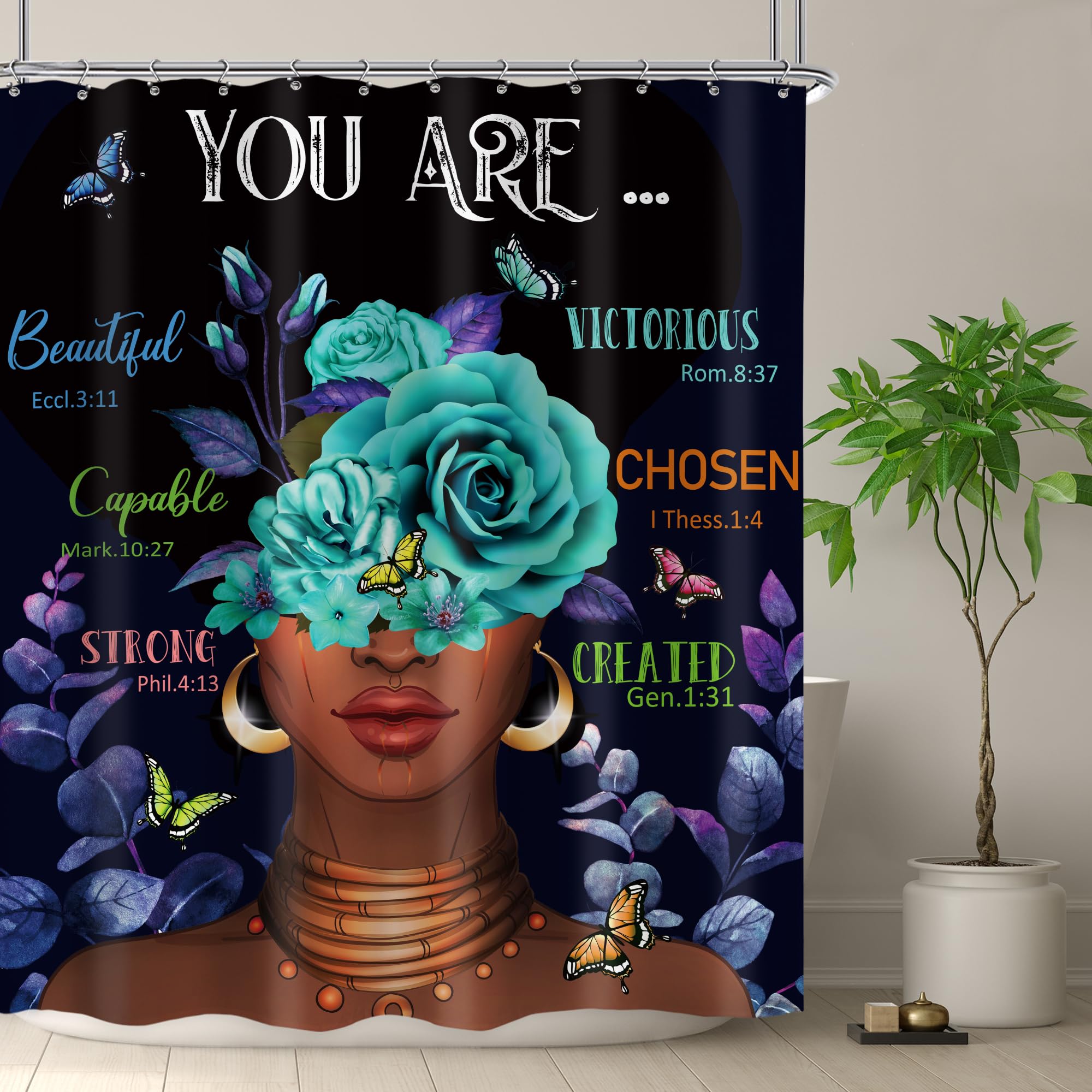 Black Girl Magic Shower Curtain