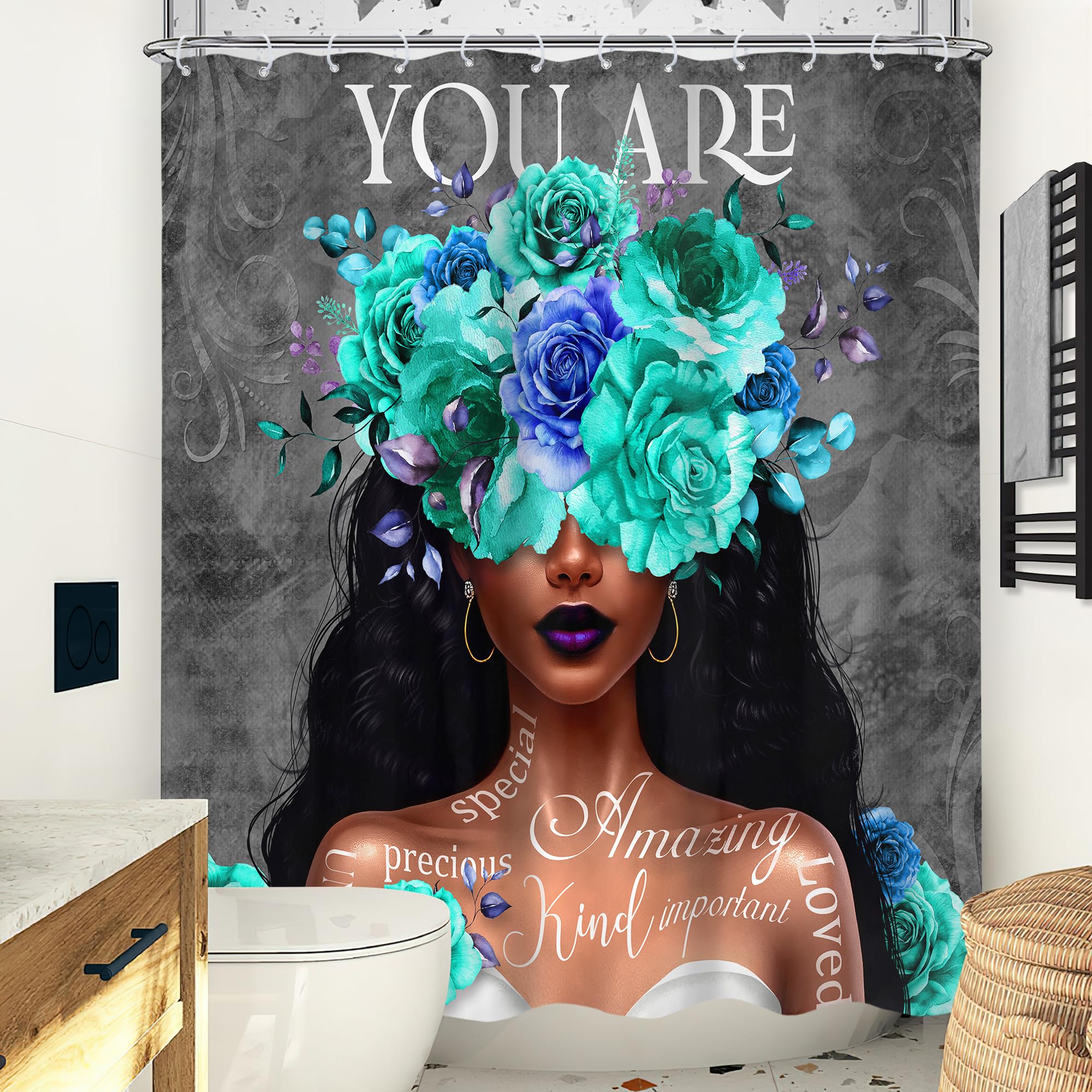 Black Girl Magic Shower Curtain