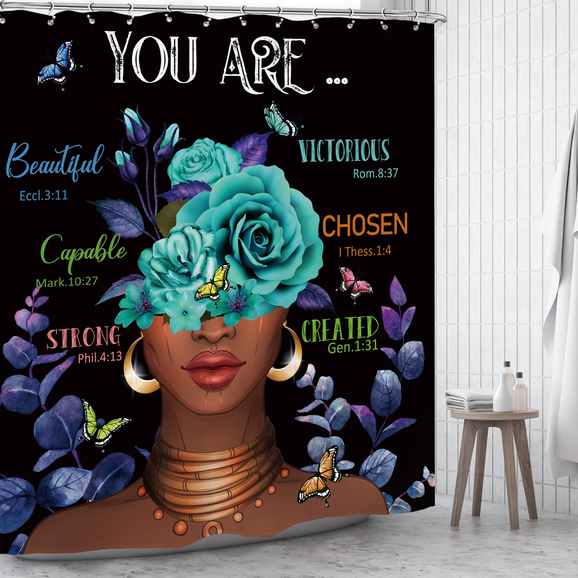 Black Girl Magic Shower Curtain