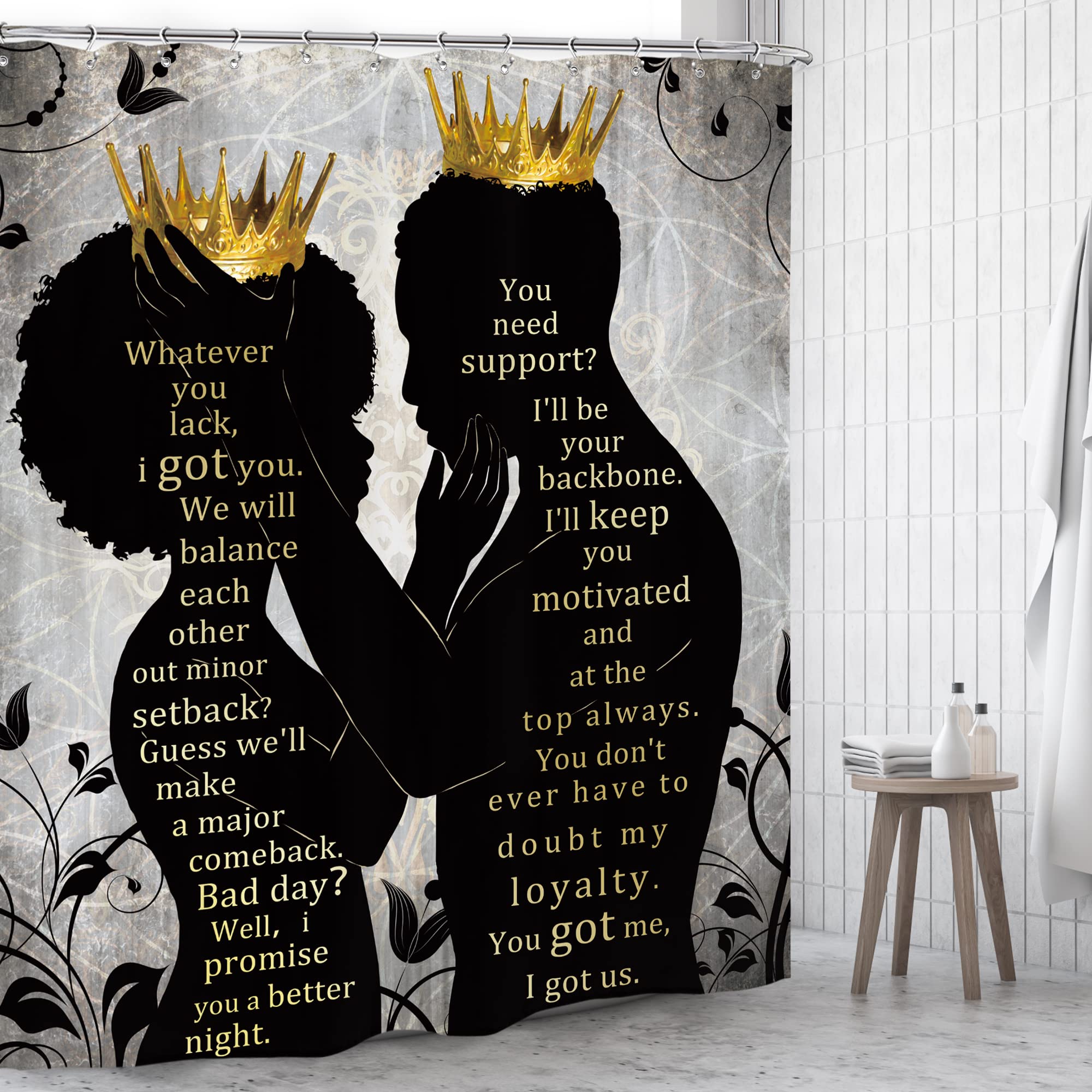 Black Girl Magic Shower Curtain
