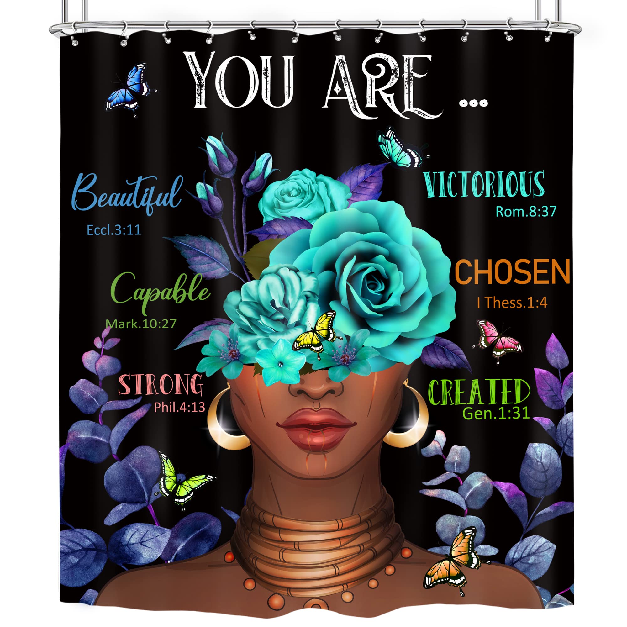 Black Girl Magic Shower Curtain