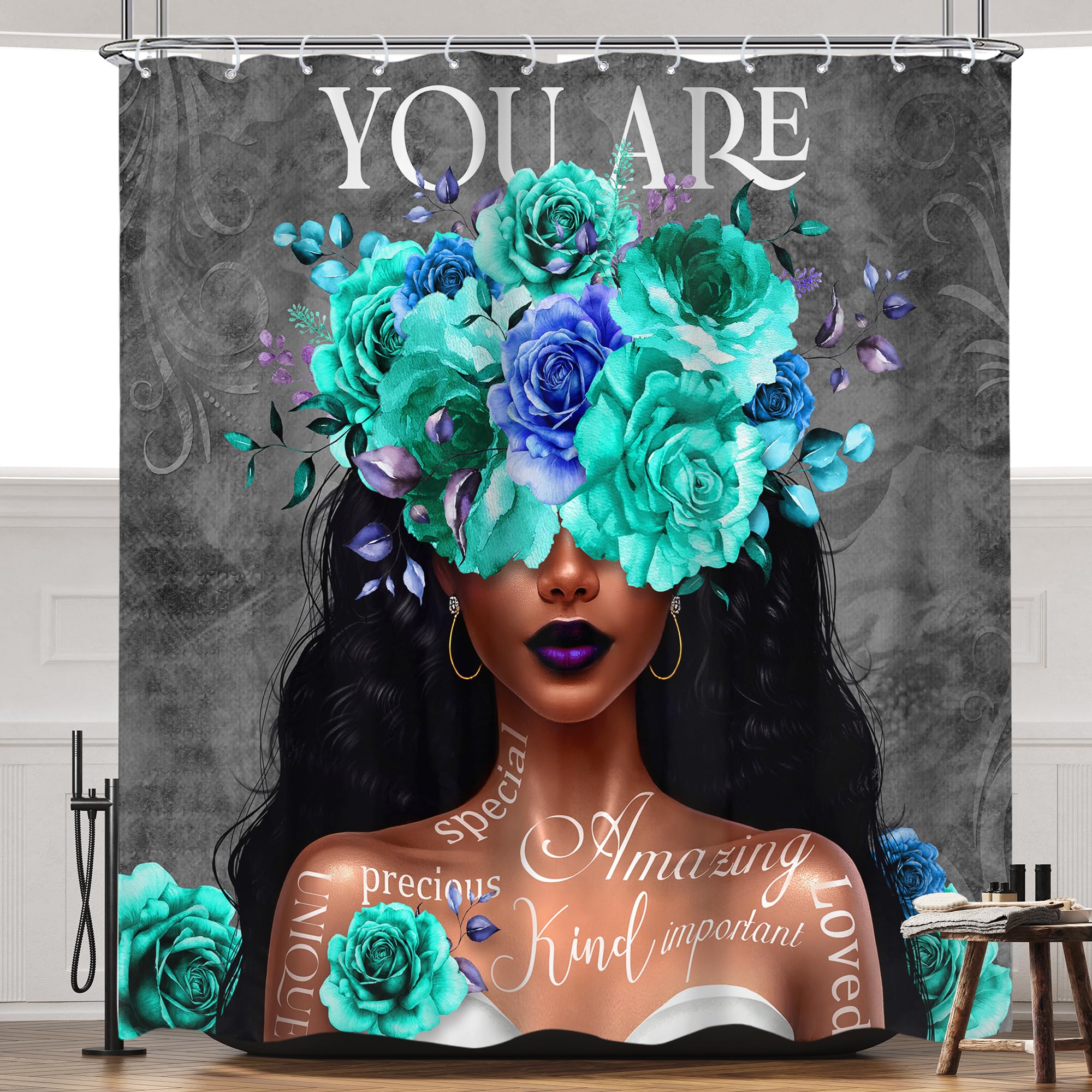 Black Girl Magic Shower Curtain