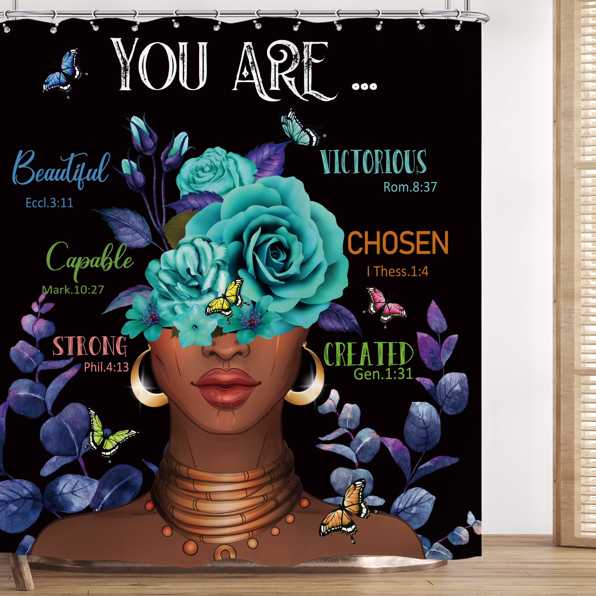 Black Girl Magic Shower Curtain
