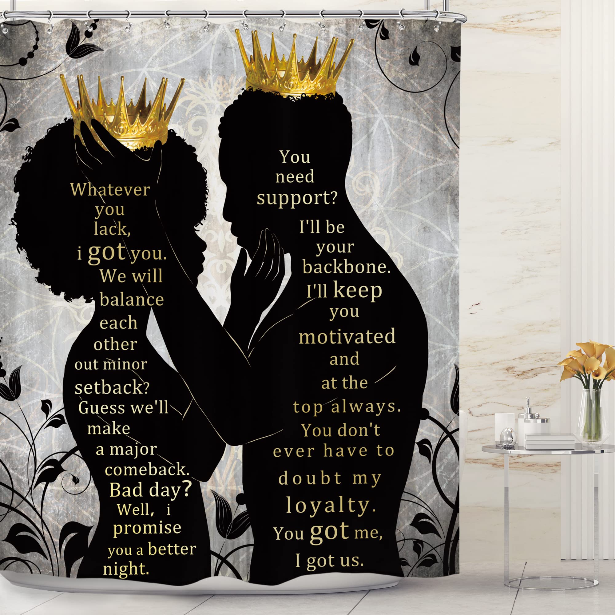Black Girl Magic Shower Curtain
