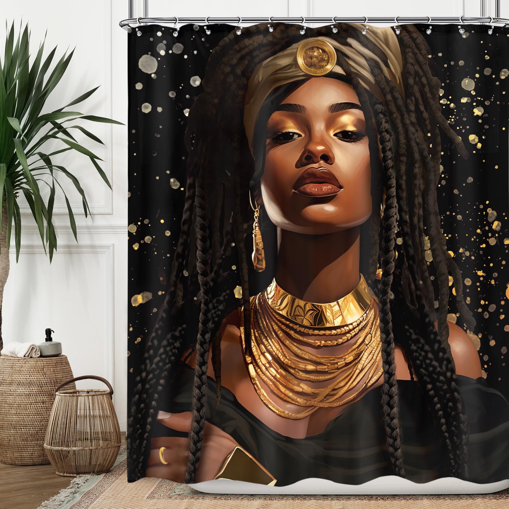 Black Girl Magic Shower Curtain