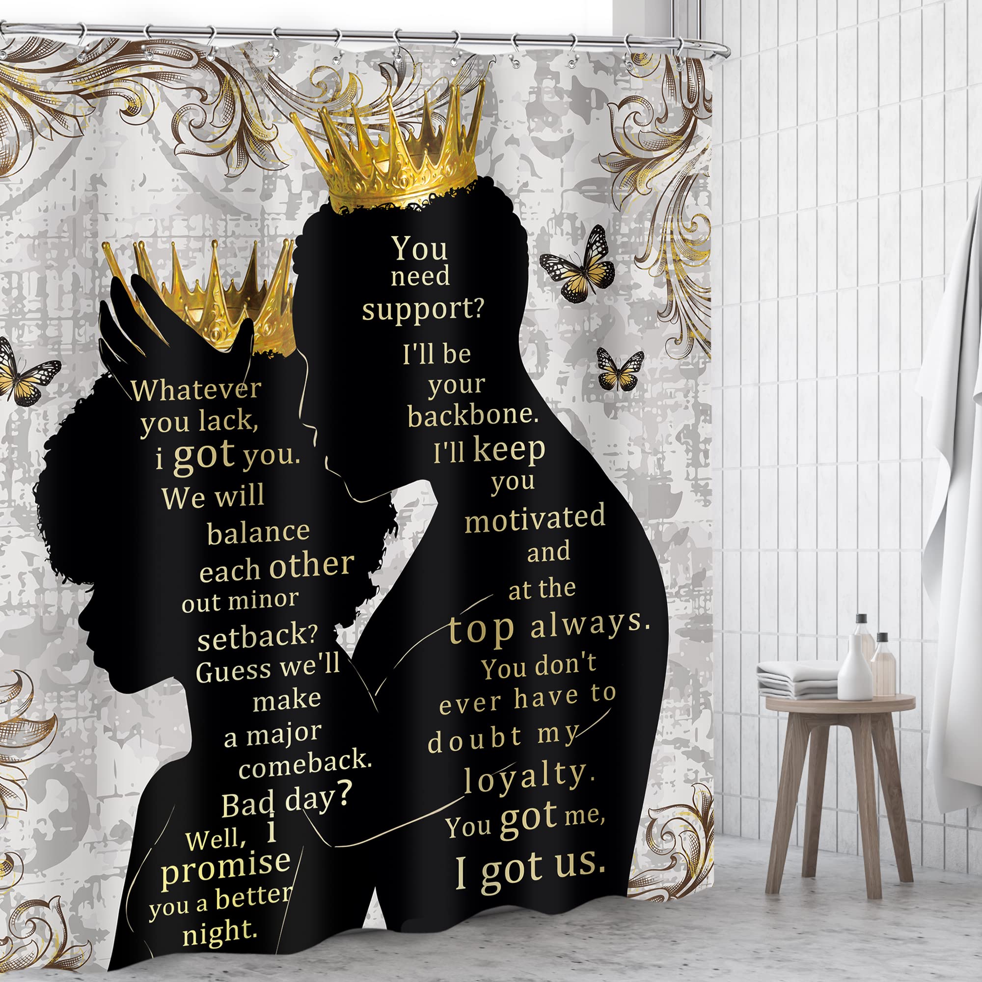Black Girl Magic Shower Curtain