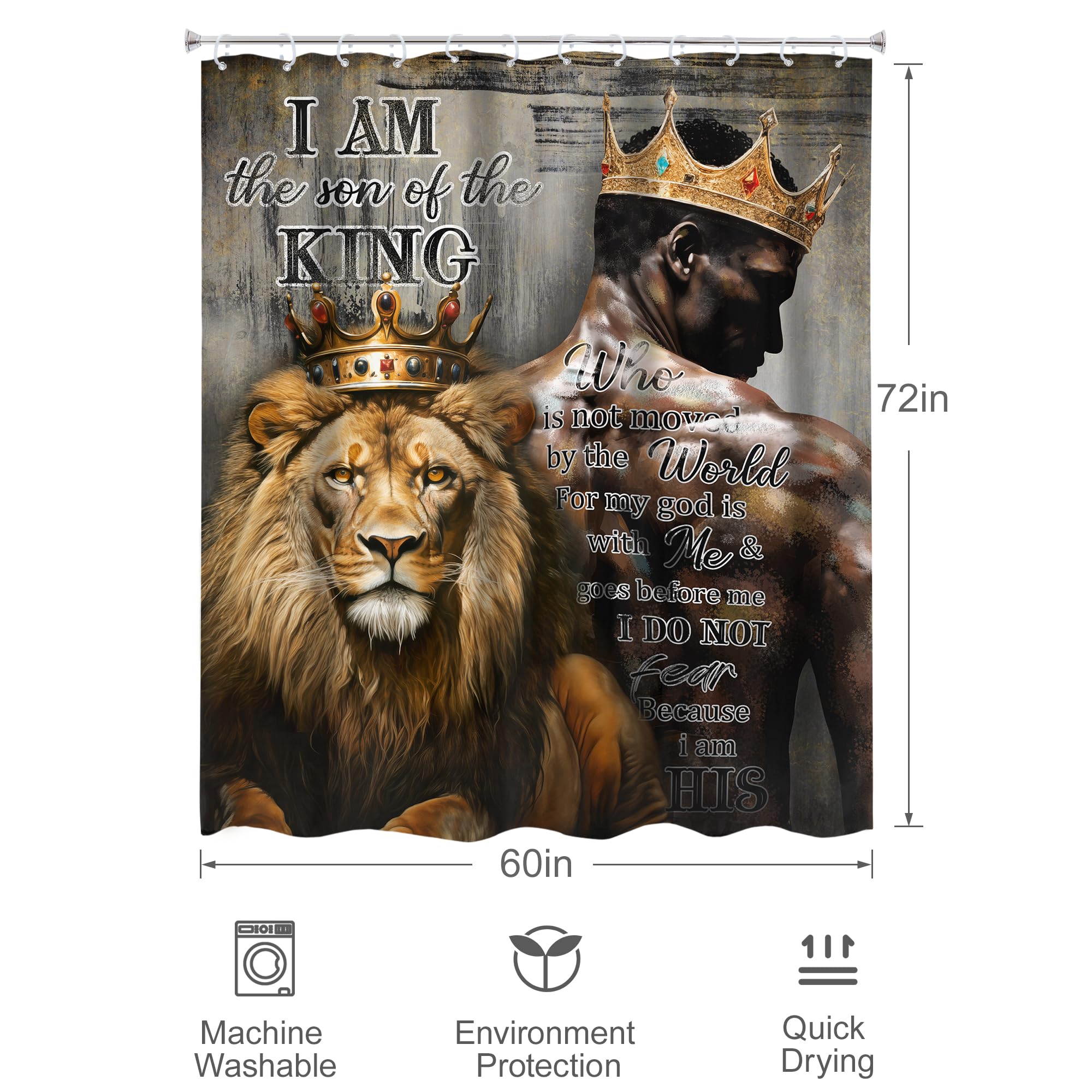 Black Girl Magic Shower Curtain