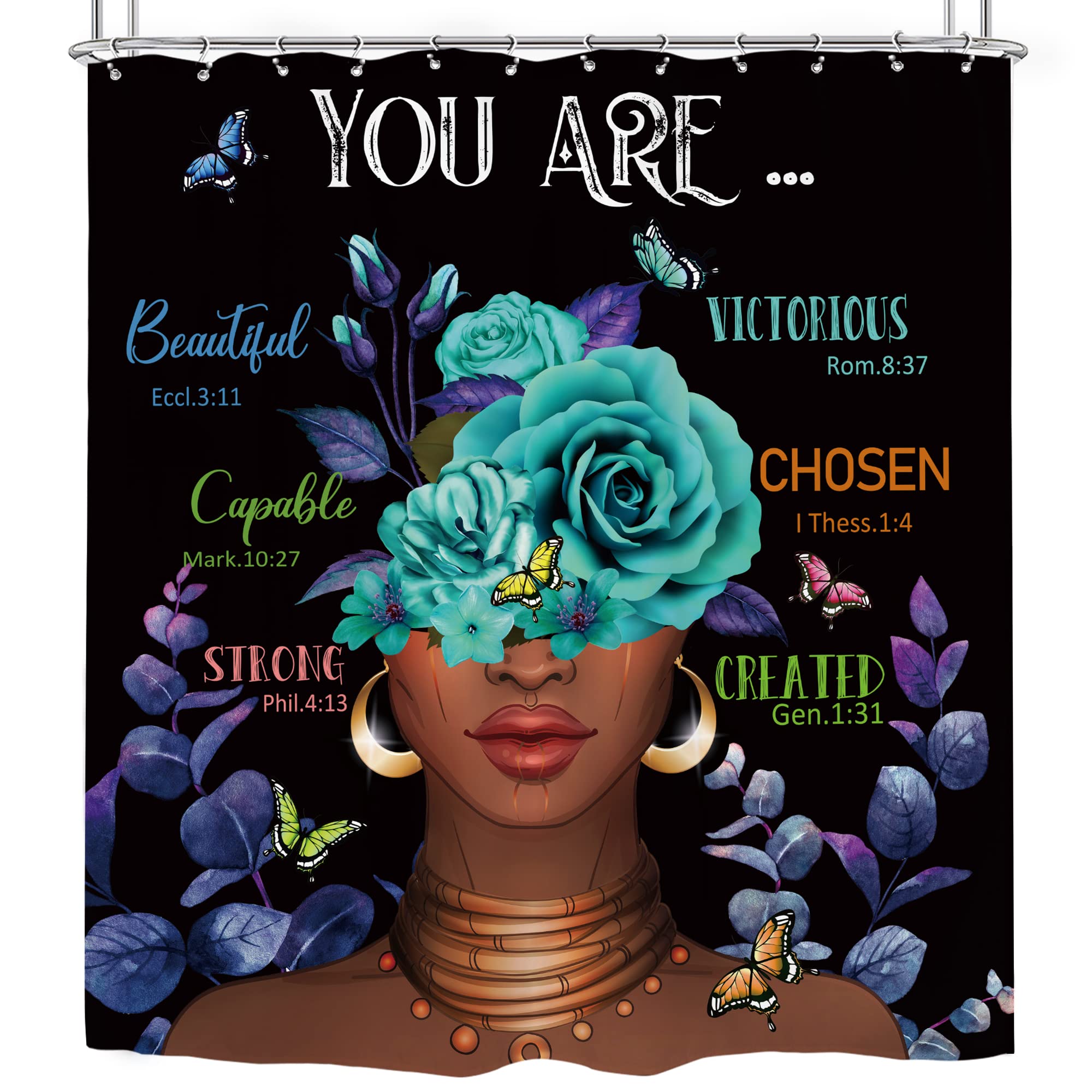 Black Girl Magic Shower Curtain