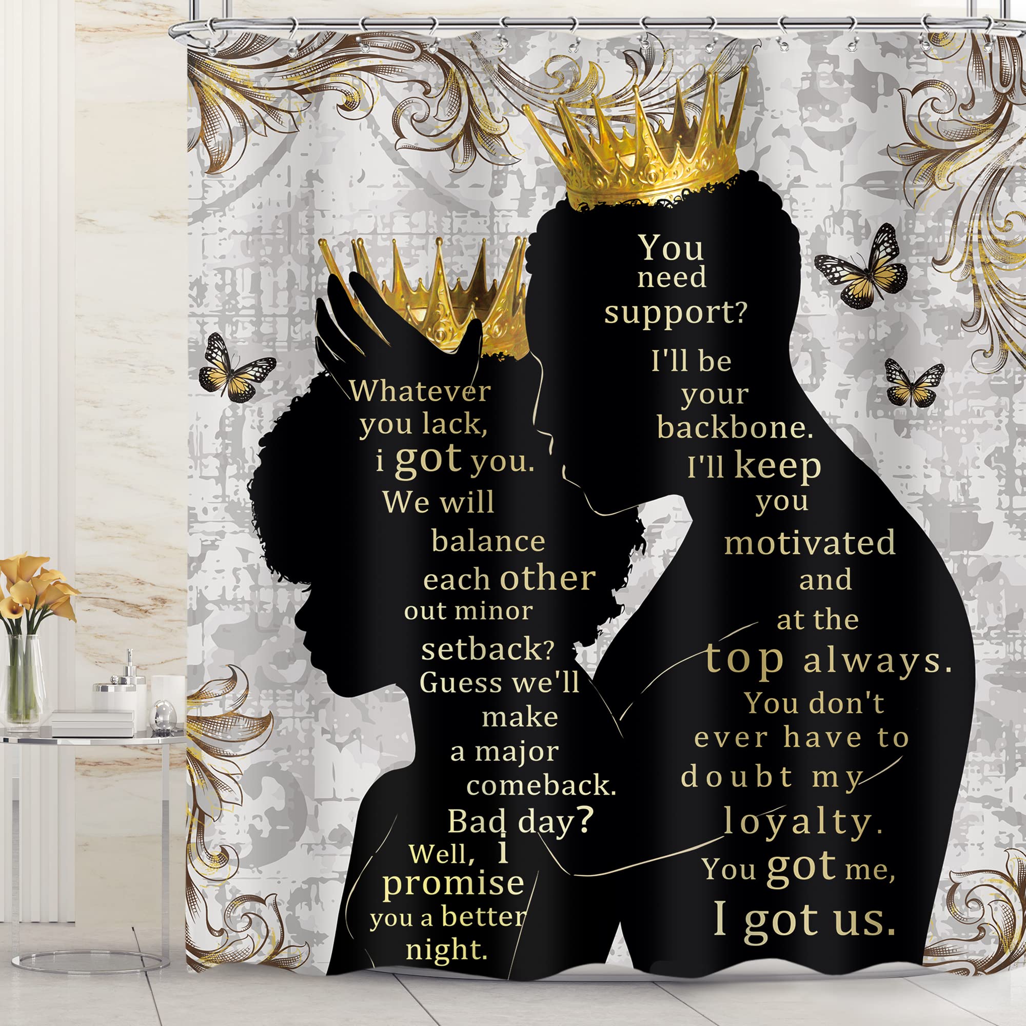 Black Girl Magic Shower Curtain