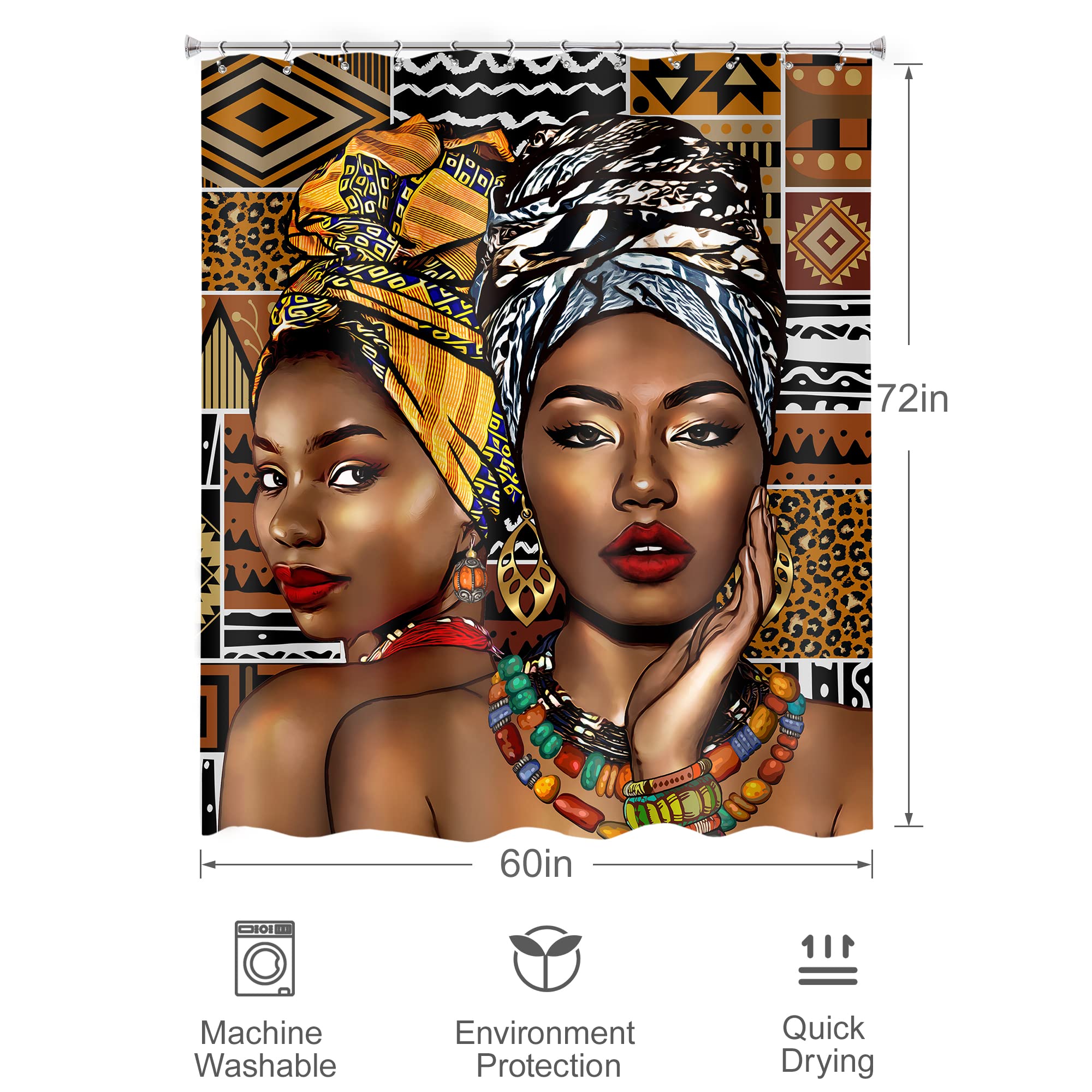 Black Girl Magic Shower Curtain