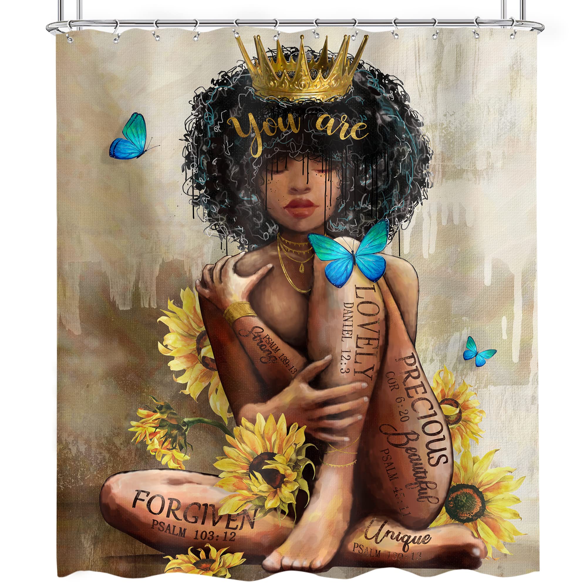 Black Girl Magic Shower Curtain