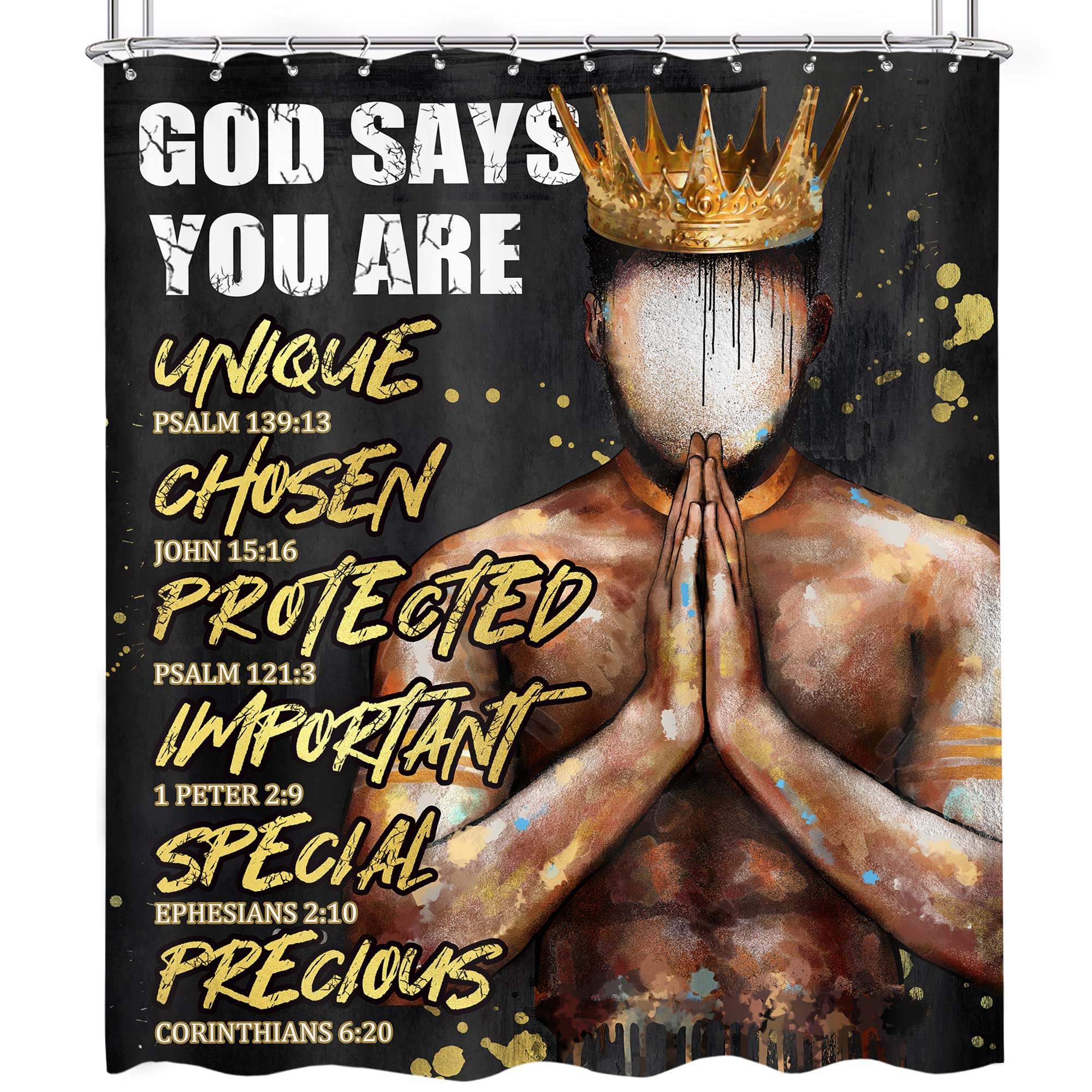 Black Girl Magic Shower Curtain