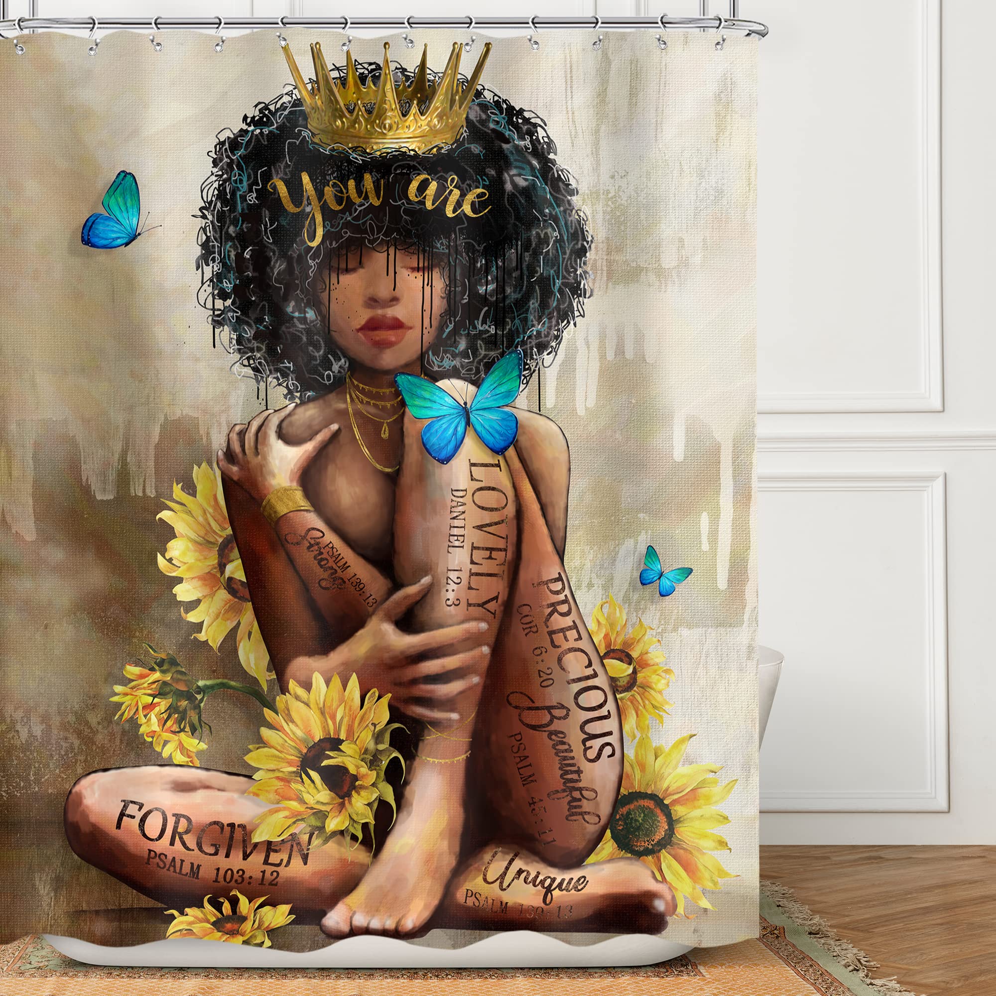 Black Girl Magic Shower Curtain