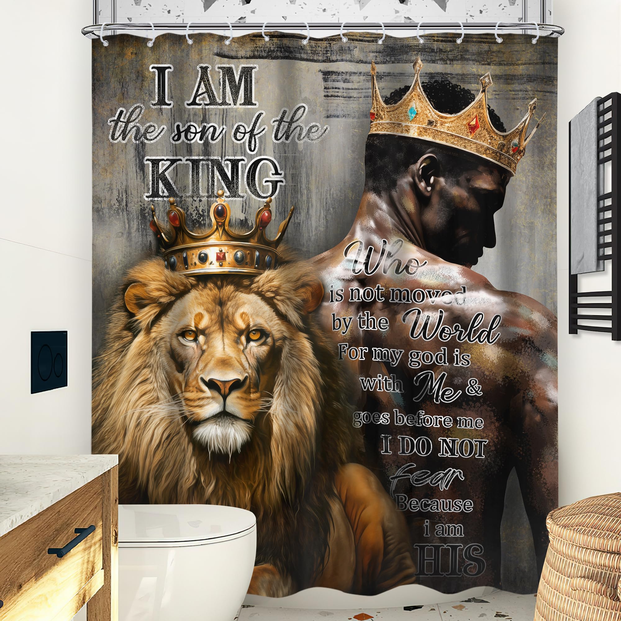 Black Girl Magic Shower Curtain