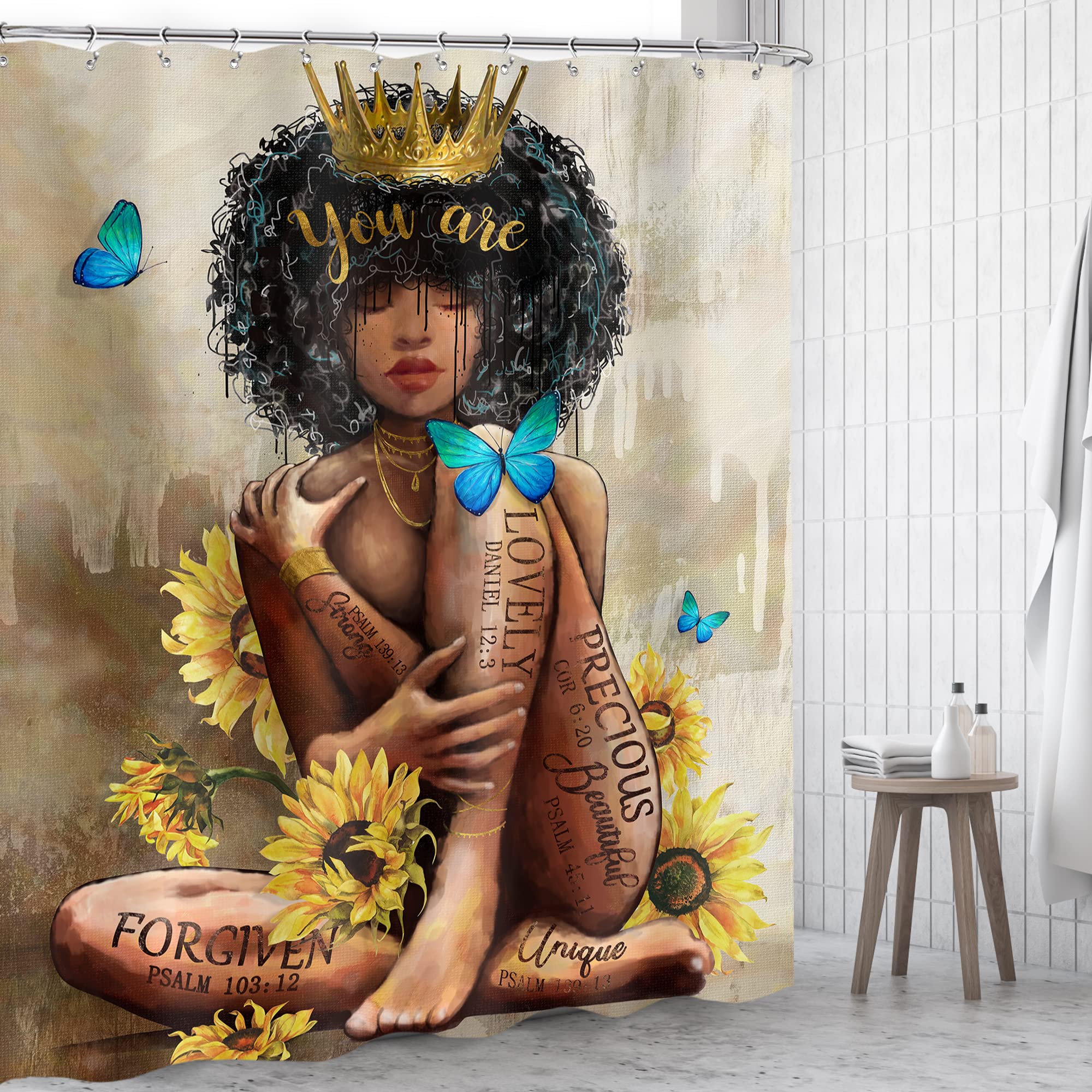 Black Girl Magic Shower Curtain