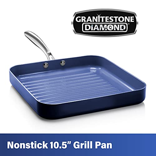 Granitestone 20 Pc Pots and Pans Set Non Stick Cookware Set, Kitchen Cookware Sets, Dishwasher safe