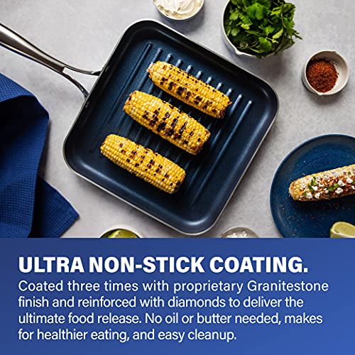 Granitestone 20 Pc Pots and Pans Set Non Stick Cookware Set, Kitchen Cookware Sets, Dishwasher safe