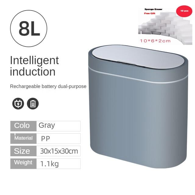 Electronic Automatic Household Smart Sensor Trash Can